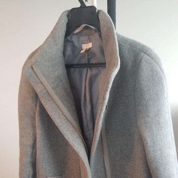 J. Crew Factory Jackets & Coats J Crew Factory City Coat Gray Poshmark